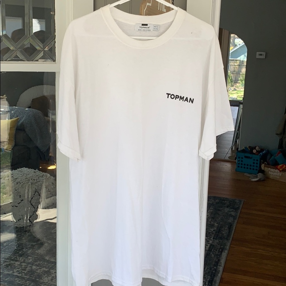 TOPMAN brand white tee